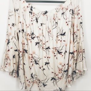 Lucky Brand Women’s XL Off Shoulder Boho Blouse